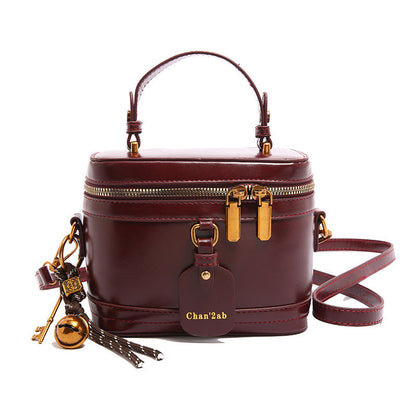 Women’s Premium Vintage Bucket Bag - Retro Chic Top Handle Crossbody Purse for Stylish Casual Use