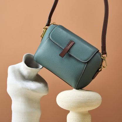 Women’s Heritage Satchel - Full-Grain Leather Convertible Shoulder Bag with Optimized Capacity & Timeless Architecture