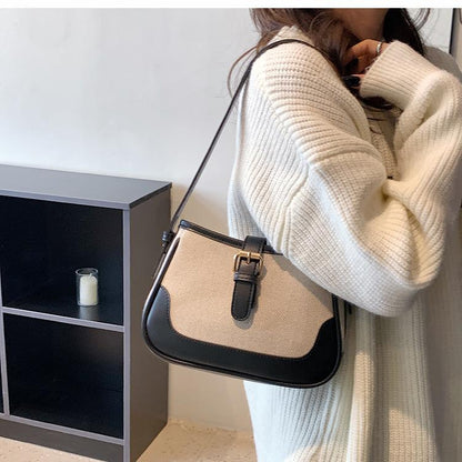 Women's Wander Canvas Crossbody - Artisan-Textured Convertible Shoulder Bag for Effortless Days