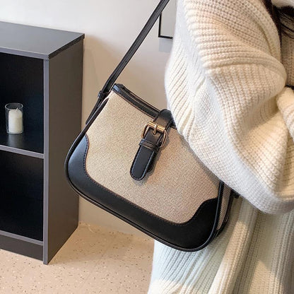 Women's Wander Canvas Crossbody - Artisan-Textured Convertible Shoulder Bag for Effortless Days