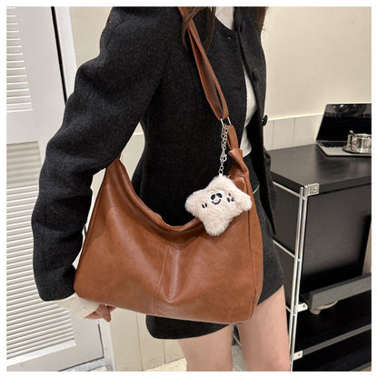 Women's Retro Tote Bag Trendy Niche Crossbody & Shoulder Bag for Commuting