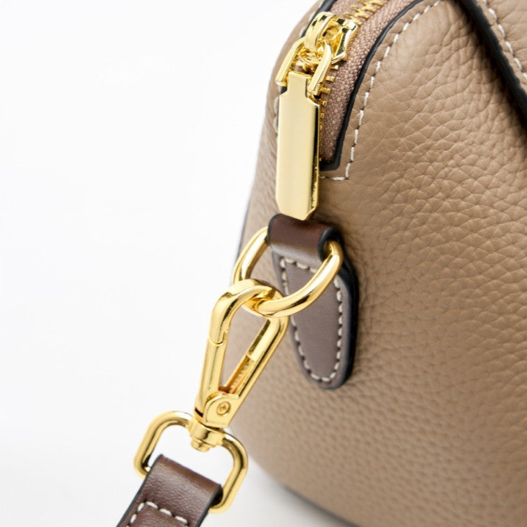 Women’s Heritage Satchel - Full-Grain Leather Convertible Shoulder Bag with Optimized Capacity & Timeless Architecture