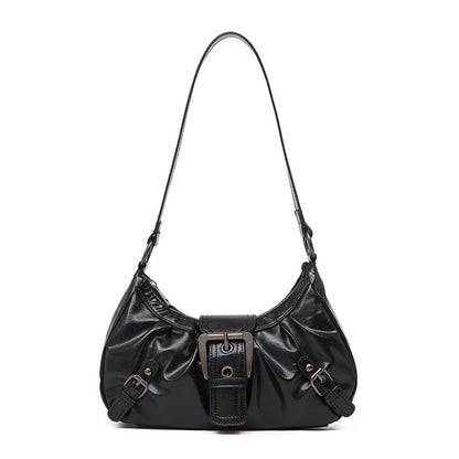 Women's Terra Siren Hobo - Dual-Tone Distressed Leather Underarm Bag | Salvaged Elegance