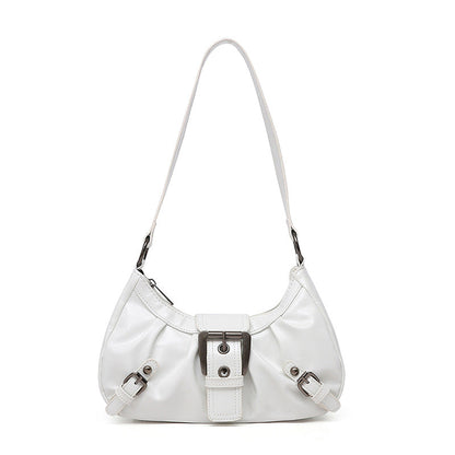Women's Terra Siren Hobo - Dual-Tone Distressed Leather Underarm Bag | Salvaged Elegance